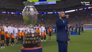 Himno Argentino completo  Abel Pintos  Final Copa América 2024  Miami [upl. by Birkett]