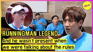 RUNNINGMAN And he wasnt present when we were talking about the rules ENGSUB [upl. by Irehs180]