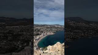 BEST VIEW IN SPAIN  CALPE ROCK —322 meters spain view calpe hike [upl. by Nevile]