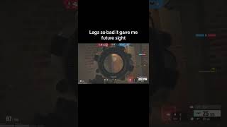 The LUCKIEST lag play in Rainbow Six Siege rainbowsixsiege rainbowsixgameplay gamer [upl. by Edora]