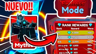 ENDLESS MODE y TITÁN CÁMARA MEJORADO Nueva Actualización Toilet Tower Defense🚽📷 En vivo con subs [upl. by Gati878]