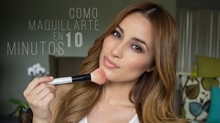 Cynthia  Como maquillarte en 10 minutos [upl. by Yci]