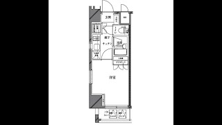 蒲田駅の人気分譲賃貸マンション1K2071㎡1K角部屋 セジョリ蒲田 [upl. by Senalda552]