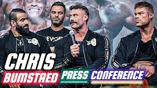 CHRIS BUMSTAED PRESS CONFERENCE WHOS THE MR OLYMPIA CHAMPION 2024🏆 [upl. by Yennep]