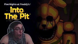 Five Nights at Freddies Into The Pit Full Game  Multiple Endings All Photographs All Minigames [upl. by Harikahs96]