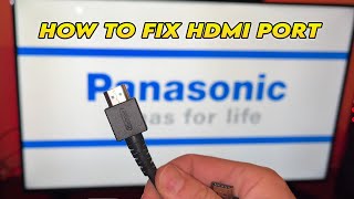 Panasonic TV  How to Fix HDMI No Signal Error Not Working [upl. by Nivle]