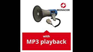 Megaphones from MONACOR loud stable reliable and in use all over the world [upl. by Llerehs]