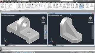 AutoCAD 3D Basics Training Exercises  2 of 3 [upl. by Reiniar]