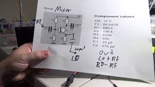 Radio Frequency Mixer Demo [upl. by Gallagher102]