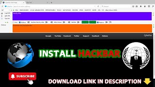 How to Install and Set Up HackBar in CyberFox for Web Application Security Testing [upl. by Pfosi]