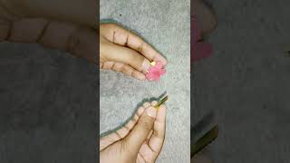 DIY rose clip namba kitta irundu yaarum tappika mudiyadu🫣🫣 diy hairclip rose shorts craft [upl. by Iz844]