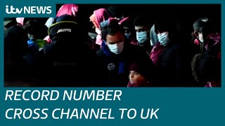 More than 23500 migrants have crossed the English Channel to the UK so far this year  ITV News [upl. by Nytsud]