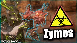 Zymos  The Infested AoE Spore Weapon 1 Forma Build  Warframe Review [upl. by Ylle]