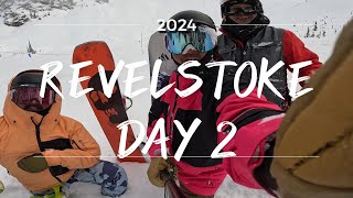 REVELSTOKE DAY 2  POWDER DAY [upl. by Harhay]