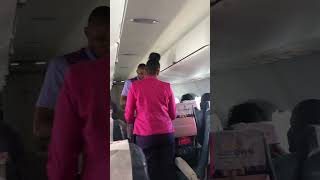 🛫🇰🇪Snacks anyone Inside Jambojet plane Nairobi to Mombasa Kenya airplane cabincrew flight [upl. by Ethelind]