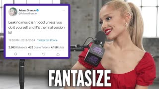 Ariana Grande on quotFantasizequot Leaking Online [upl. by Bunker791]