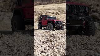 Red jeep in rock 🪨 youtubeshorts [upl. by Deedee968]