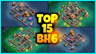 New Best Bh6 base link Trophy Base Top15 Builder Hall 6 Base 20 Link in Clash of Clans [upl. by Aninaj]