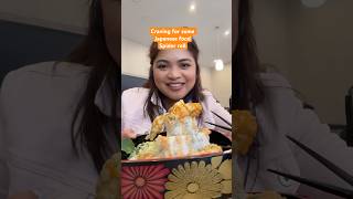 Cravings satisfied food lunchout japanesefood sushi sushiroll [upl. by Calise]