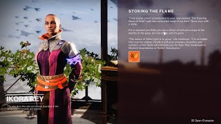 Destiny 2  Epic Games  Warlock  Quest Stoking The Flame [upl. by Garvin359]