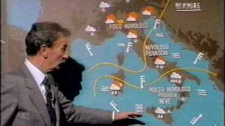 Colonnello Andrea Baroni previsioni meteo gennaio 1985 in edizione completa 3 minuti e mezzo [upl. by Hameerak473]