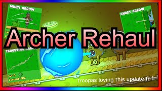 Helmet Heroes REBORN  Orange Crazies SECRET AREA  Archer Update [upl. by Martijn]