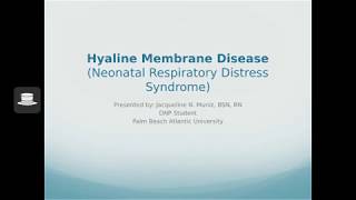 Hyaline Membrane Disease Case Study [upl. by Ainatnas]