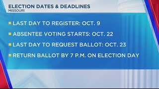 Important election dates and deadlines to know in Missouri and Arkansas [upl. by Heidt]