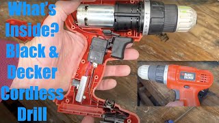 Whats Inside Black amp Decker Cordless Drill amp Battery Pack Disassembly Whats Inside BlackampDecker [upl. by Sudaorb]