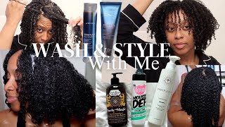 🫧WASH amp STYLE WITH ME💆🏽‍♀️ NEW PRODUCTS ALERT🚨ARE THEY WORTH THE HYPE🤷🏽‍♀️TIKTOK VIRAL WASH amp GO🔥 [upl. by Yecniuq723]