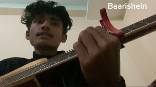 Baarishein Manish Basnet  Cover  anuvjain [upl. by Eisyak]