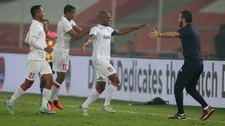 Florent Malouda scores in Delhi Dynamos’ big ISL win vs Chennaiyin FC [upl. by Suiddaht721]