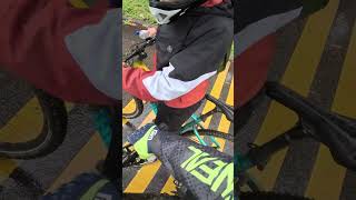 Mit dem MTB im Mc Drive🤣 bike mtb downhill music mcdonalds mountainbike rage [upl. by Yrolg307]