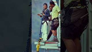 Himalayan Bungy Rishikesh bungee bungeejumping jumping adventure trending viral bungy shorts [upl. by Adeline]