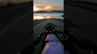 Feeling good 😍 bikelife s1000rr s1k wheelie autobahn sunset 1000cx [upl. by Isdnyl]