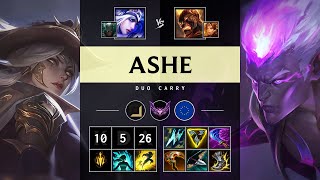 Ashe ADC vs Brand Killing spree  EUW Master Patch 1420 [upl. by Aloke]