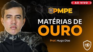 MATÃ‰RIAS QUE VÃƒO FAZER A DIFERENÃ‡A NA SUA PREPARAÃ‡ÃƒO  CONCURSO PMPE  PROF HUGO DIAS  HD CURSOS [upl. by Valina]