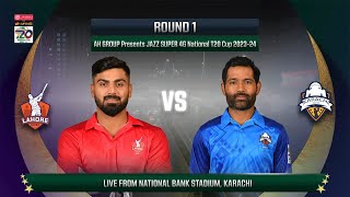 Live  Lahore Blues vs Karachi Whites  Match 36  National T20 202324  PCB [upl. by Blossom]