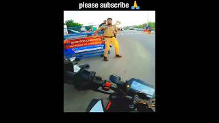 Police Vs bike rider এই দুইটার ভিতরে আপনি কোনটা 😍 trending rider viralvideo motovlog shorts [upl. by Anoik]