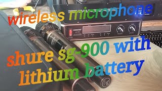 wireless microphone unboxing shure sg900 [upl. by Euqinim457]