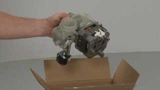 GE Dishwasher Pump amp Motor Assembly WD26X10051 [upl. by Flossi]