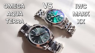 Omega Aqua Terra VS IWC Mark XX  COMPARISON [upl. by Wiebmer708]