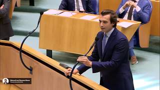 Baudet pareert Buma en krijgt applaus quotFijn dat u er bentquot  Debat afschaffing Dividendbelasting [upl. by Eegnat]