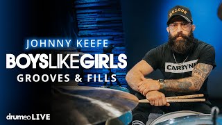 Boys Like Girls Grooves amp Fills  Johnny Keefe [upl. by Gipps]