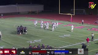 Varsity Football  PTV  Pewaukee vs Waukesha West [upl. by Fredi179]