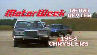 Retro Review 1983 Chrysler Corp Lineup [upl. by Nevets]