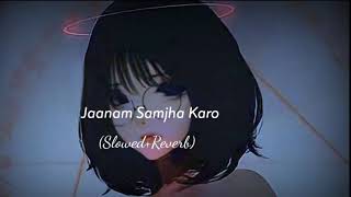 Jaanam Samjha Karo Slowed version SlowedReverb Slow version [upl. by Rosenblast]