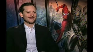 Tobey Maguire interview  Spiderman 3  2007 [upl. by Denver]