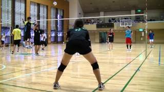 20130715渋谷区夏季ソフトバレー大会決勝 渋谷ASH VS bambis [upl. by Ecyt]