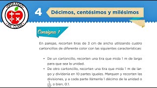 Desafió 4 Décimos centésimos y milésimos de Cuarto Grado [upl. by Rowen]